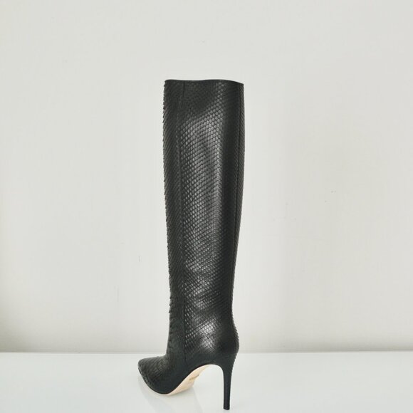 NIB GUCCI PYTHON LEATHER KNEE HIGH BOOTS - Picture 2 of 7